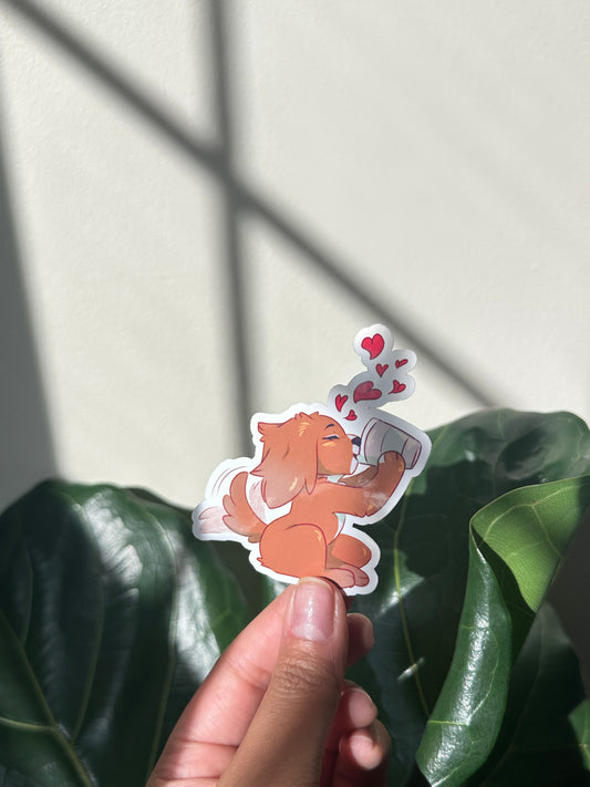 Matcha Love Jax Sticker