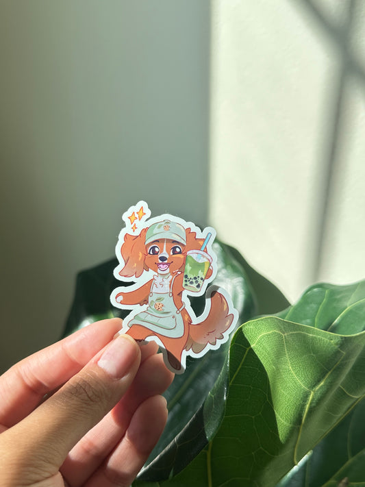 Boba Barista Jax Sticker