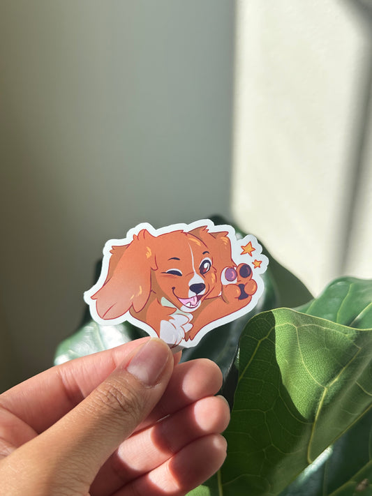 Peace Sign Jax Sticker
