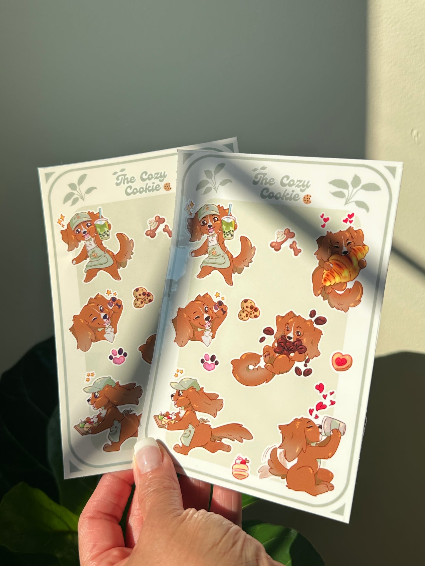 Paws & Pastries Sticker Sheet
