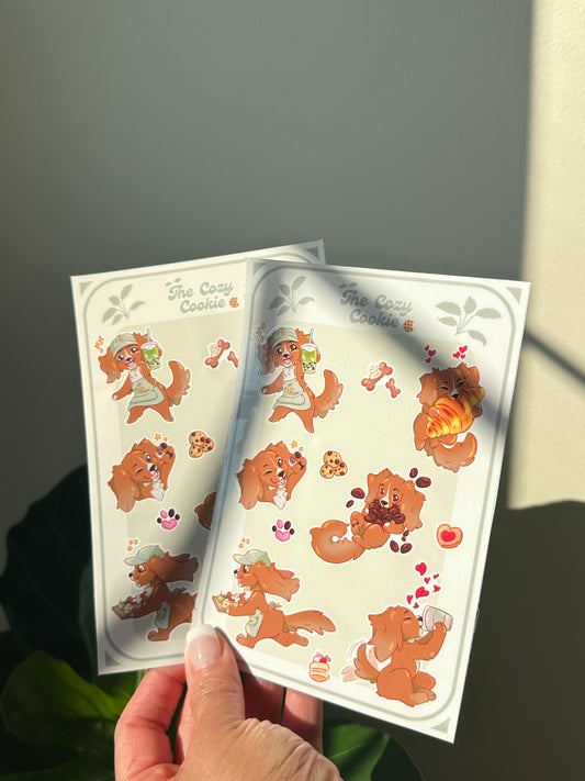 Paws & Pastries Sticker Sheet