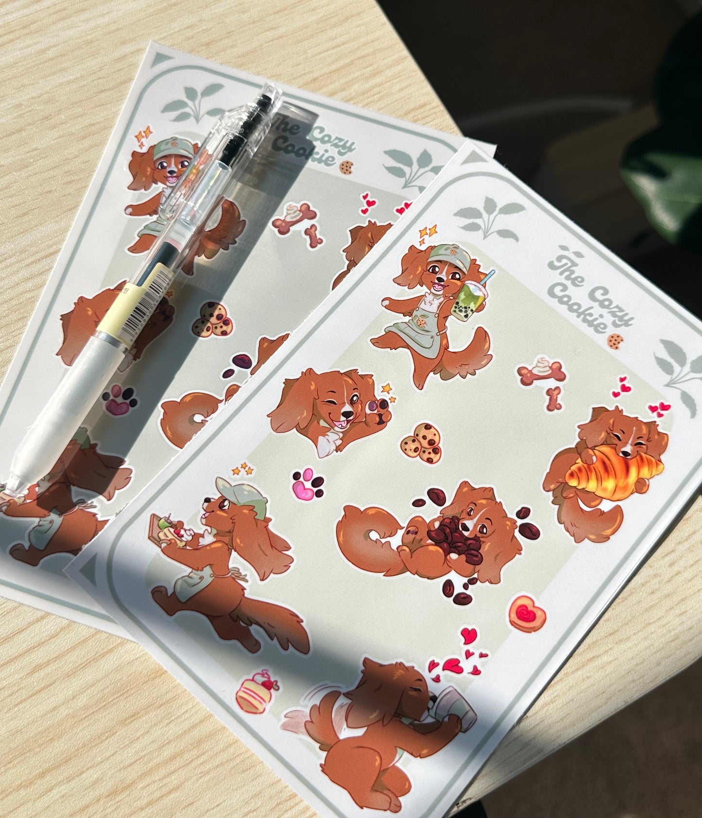 Paws & Pastries Sticker Sheet